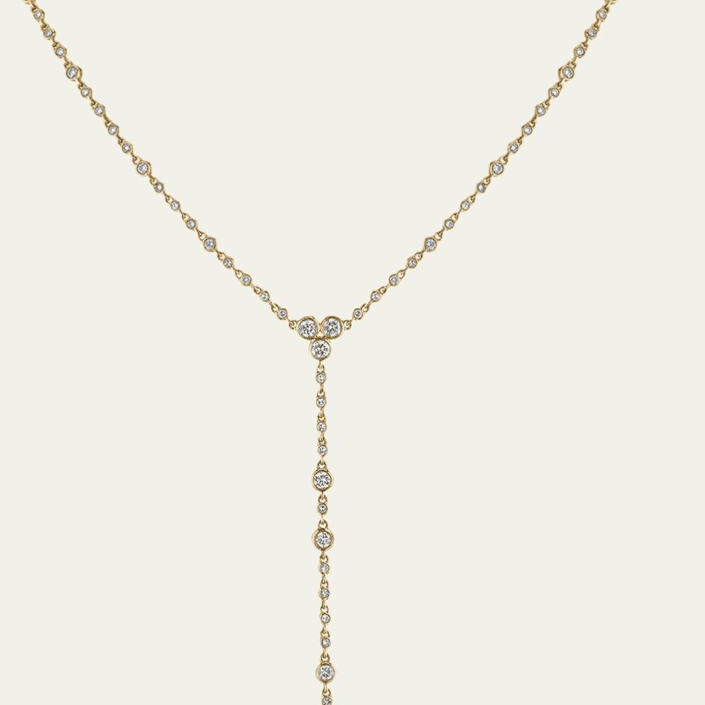 Authentic SHAY infinity lariat Y-drop necklace as seen on Hailey Bieber - Picture 5 of 10